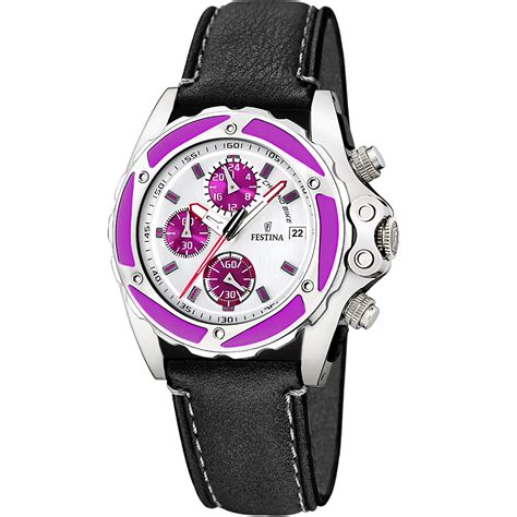 orologio donna cinturino cuoio festina